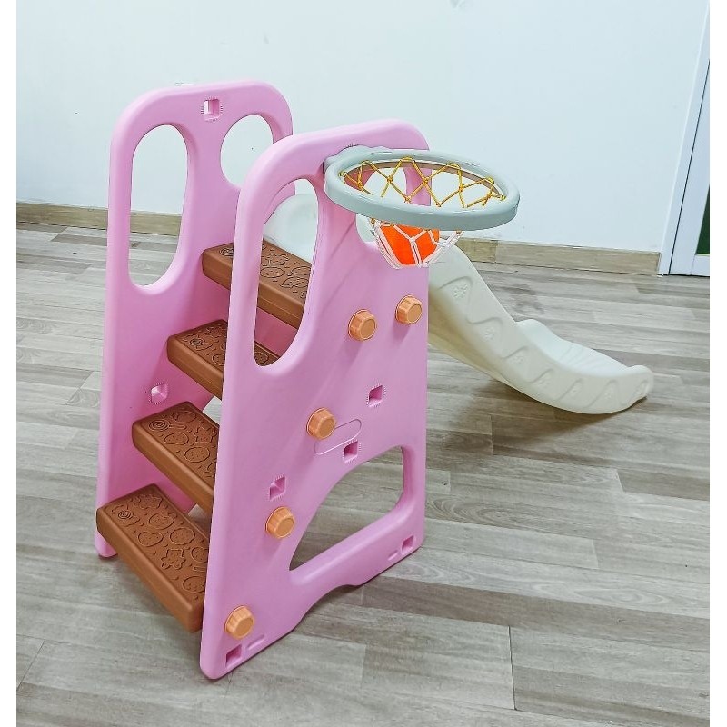 PEROSOTAN HAPPY SLIDE JM30208 perosotan empat anak tangga tinggi 1,1meter mainan seru playground ana