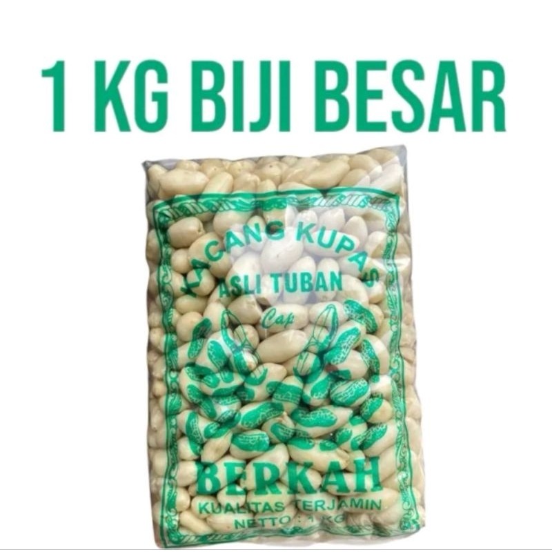 

1 KG KACANG KUPAS KHAS TUBAN KHAS LEBARAN Kualitas Premium Ukuran 61/71