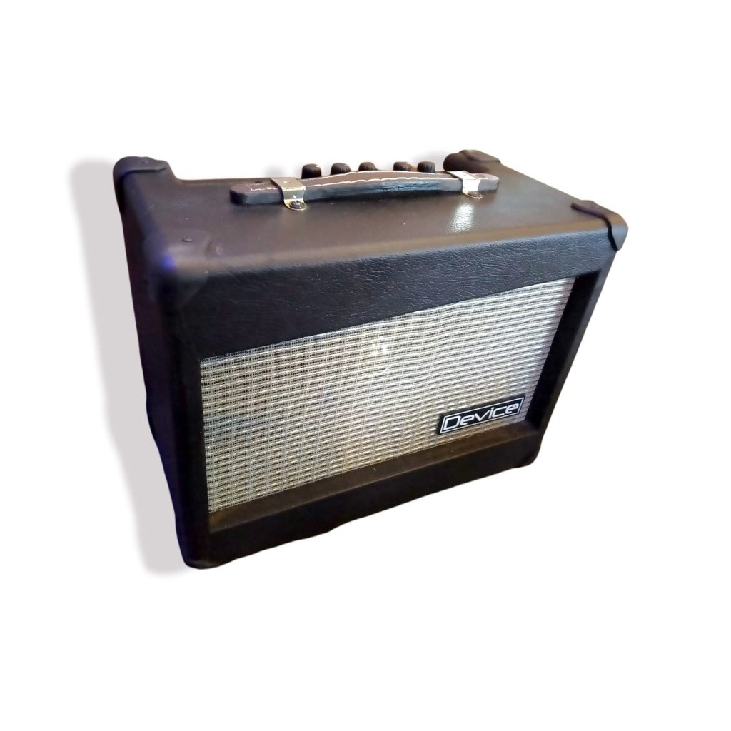 Ampli Guitar DEVICE AK-15W 6inc Warna Hitam ( Ampli Gitar Akustik)