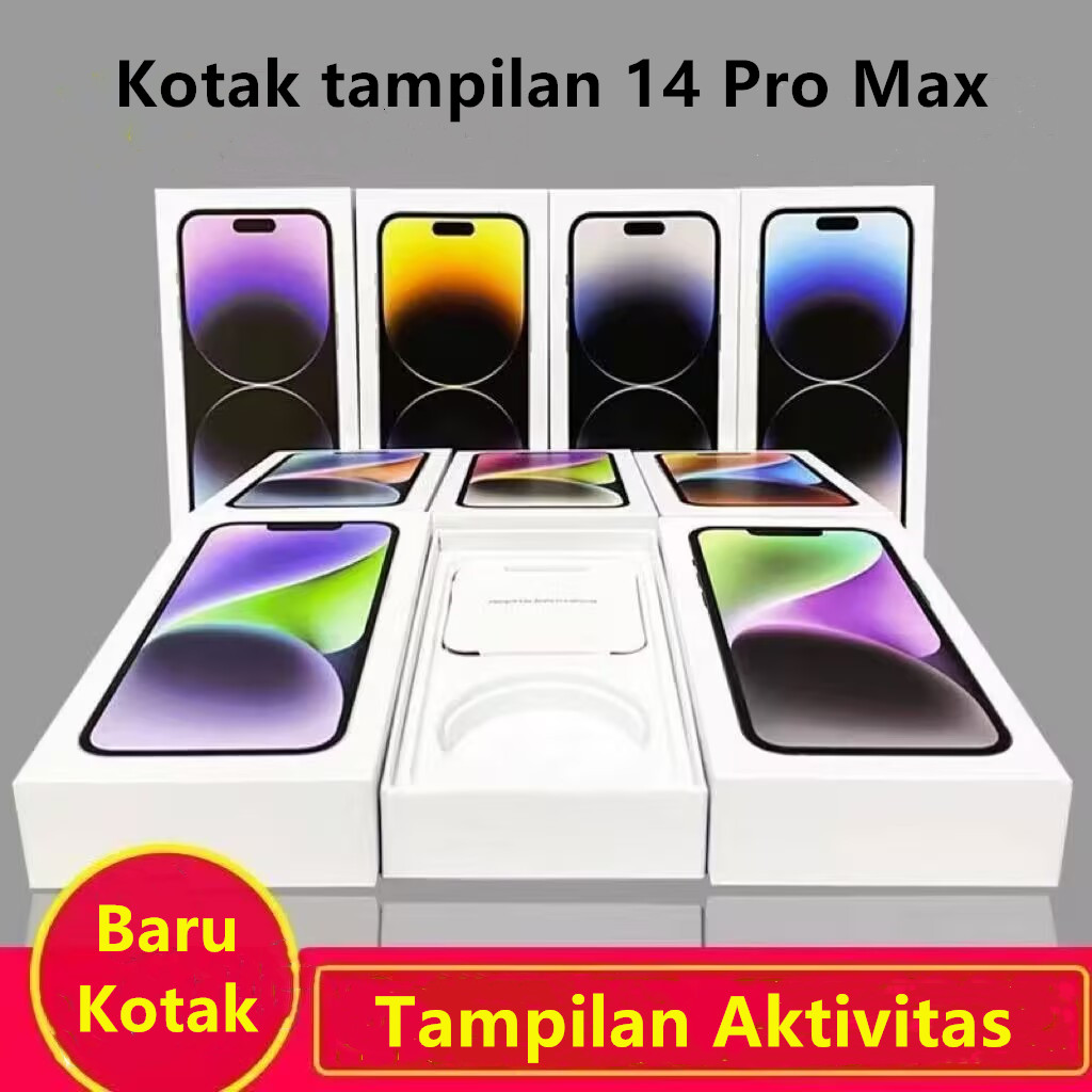 

Dus Box Kotak14 Pro max/Kotak Kemasan iPhone 14 Pro Max/Kotak Kemasan Ponsel//Bisa Dilengkapi Kabel Data/Kemasan Baru Grosir Stok Banyak