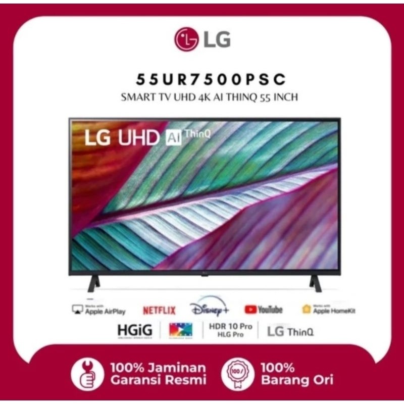 TV LED LG 50INCH SMART TV UHD 4K 50UR7500PSC TV LG 50 INCH
