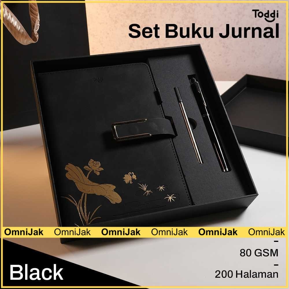 

Toddi Set Buku Jurnal Leather Notebook Diary 80GSM 200 Halaman - JG663