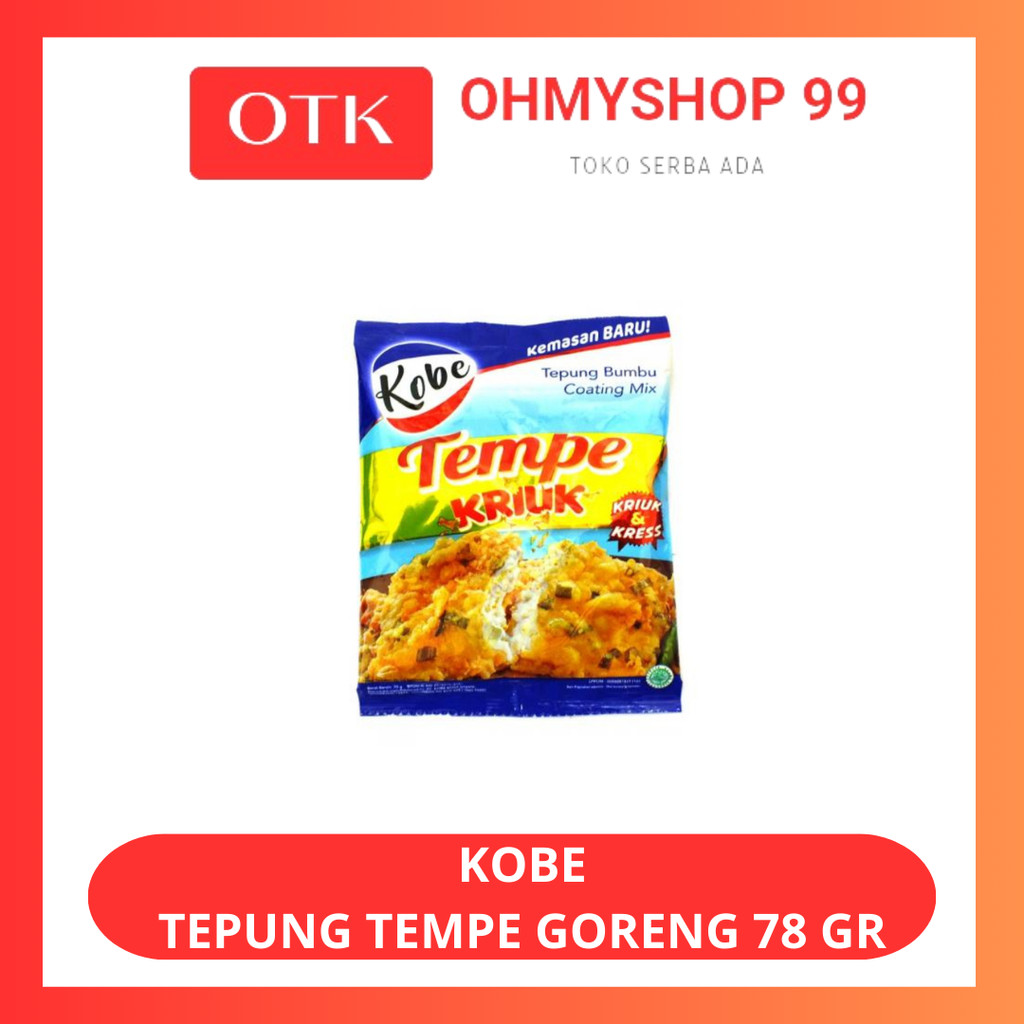 

Kobe Tepung Bumbu Tempe Kriuk 78gr