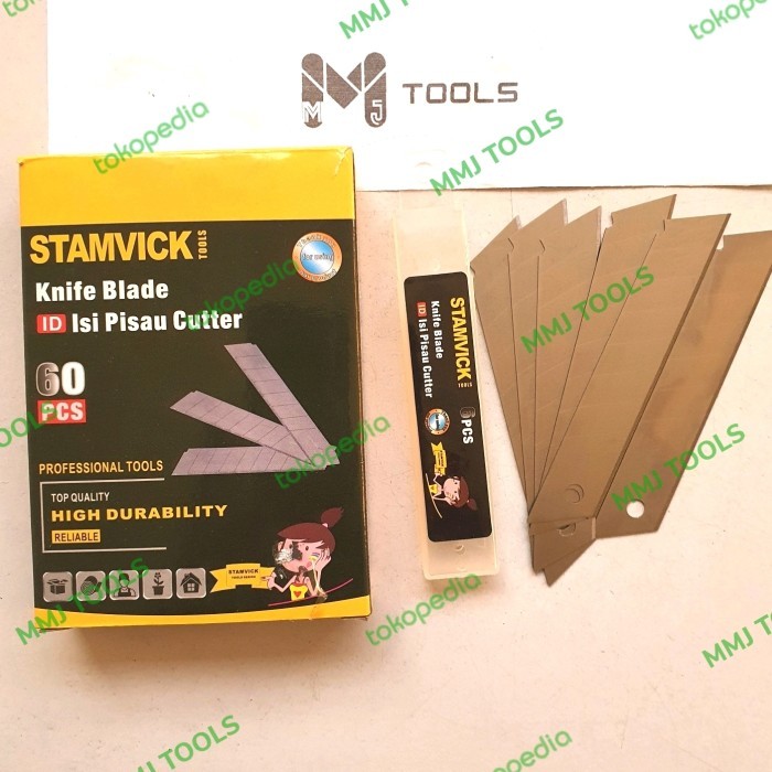 

Isi cutter STAMVICK- Refill pisau cutter STAMVICK - Isi ulang cutter