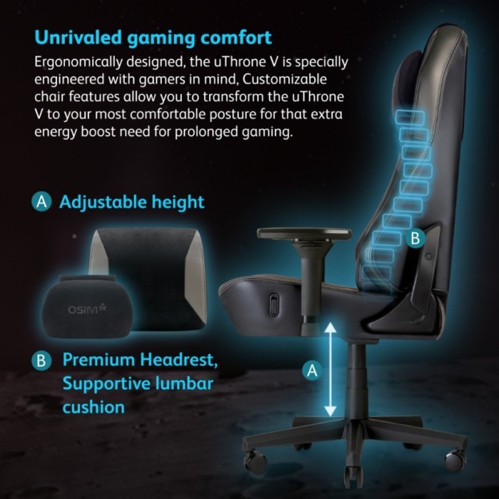 gaming massage chair uthrone