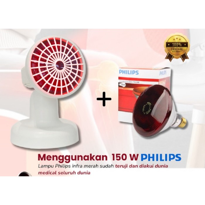 Philips Infrafill Alat Fisioterapi Lampu Infrared Philips - PR3310 - Infrared IR20