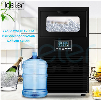 Iceler Mesin Pembuat Es Batu 40kg Perhari Iceler Ice Cube Maker