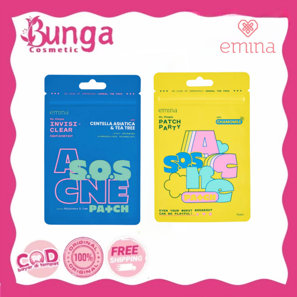 Emina Ms. Pimple Acne Patch Spot Treatment Sticker Penghilang Jerawat