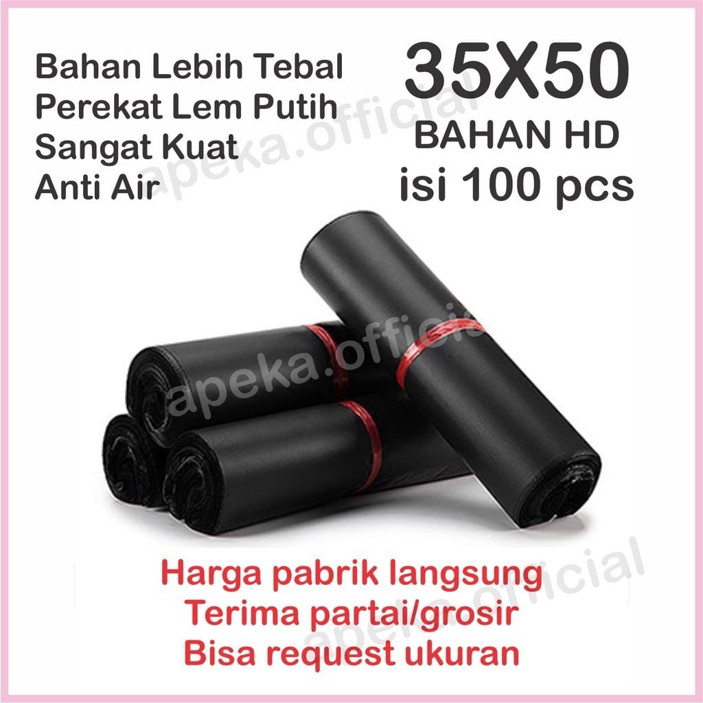 MAA PLASTIK POLYMAILER POLYMER POLIMER PACKINGAN ONLINE SHOPE AMPLOP PLASTIK UK 35X50CM