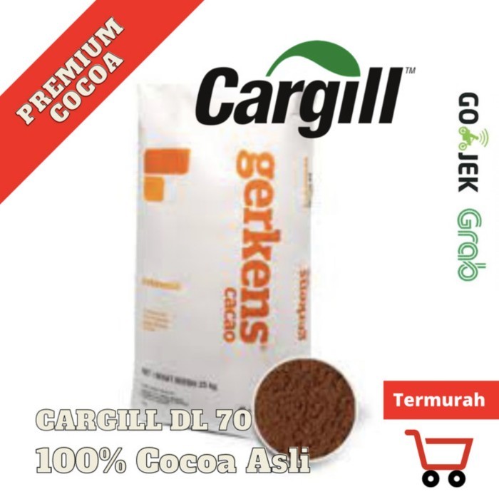 

Cocoa Powder 1 Kg Cargill Gerkens Pure 100% / Coklat Bubuk Murni 1kg