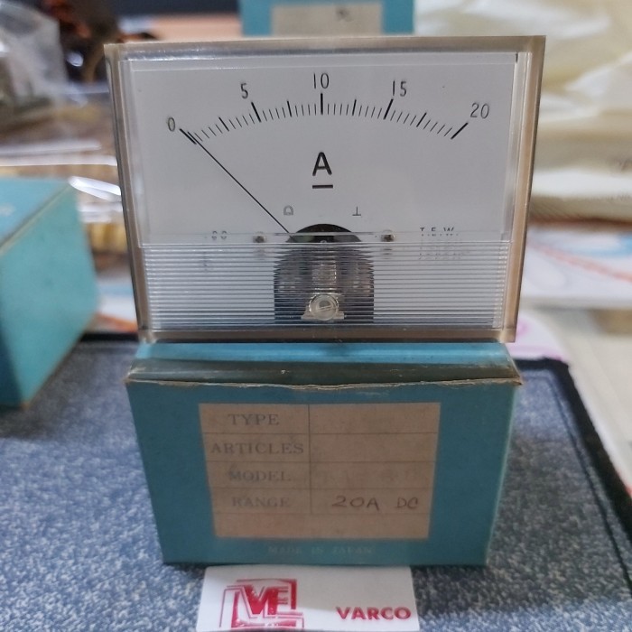 CH99 panel meter 20ADC T.E.W JAPAN.