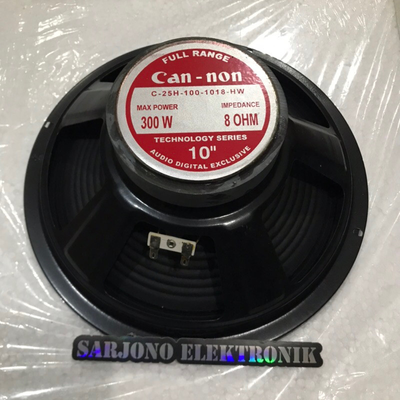 speaker 10 inch canon C-1018-HW Full range / 10 inch cannon woofer pro