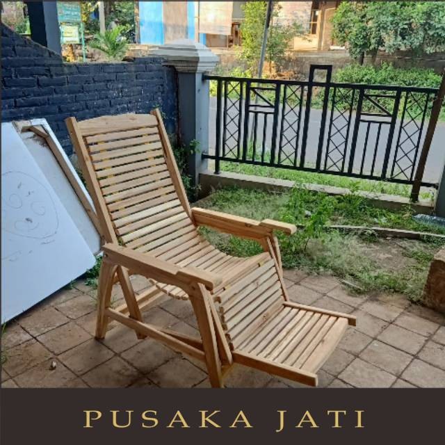 Kursi Santai Jati l Kursi Santai Mentah l Kursi Malas l Kursi Murah
