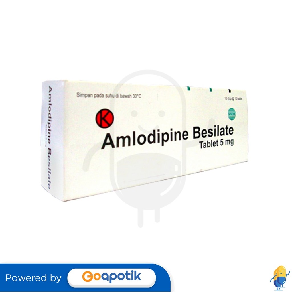 Amlodipine Rama 5 Mg Box 100 Tablet