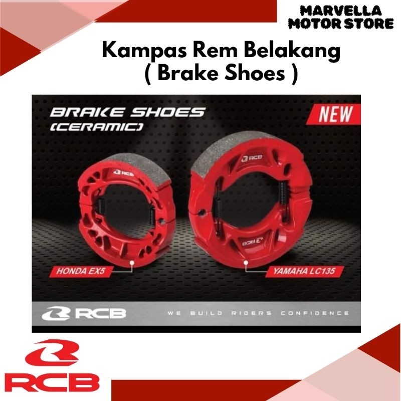Kampas Rem Belakang RCB Beat Vario 125 Vario 110 Scoopy