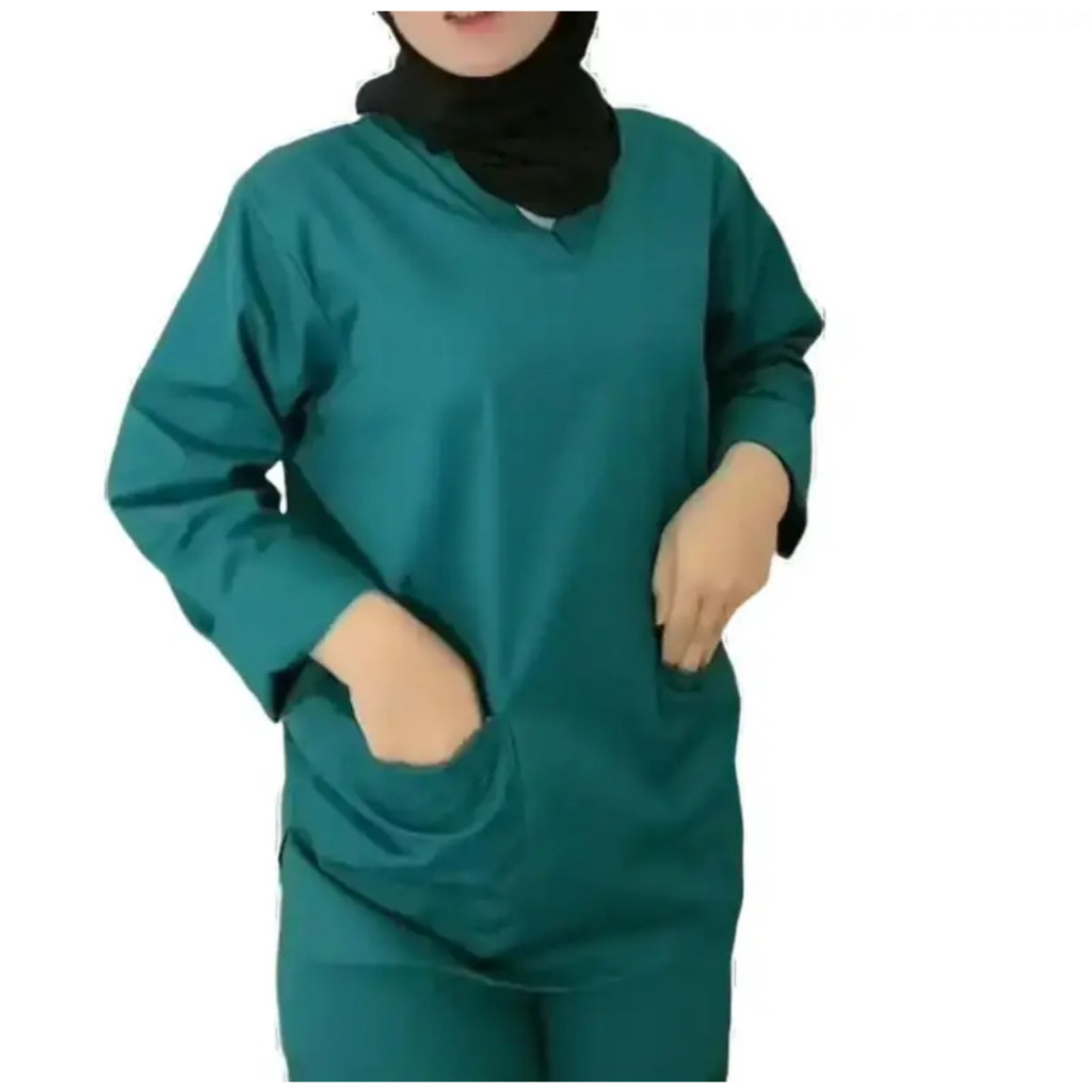 new TOYOBO hijau tosca baju jaga oka ok perawat dokter bidan nakes