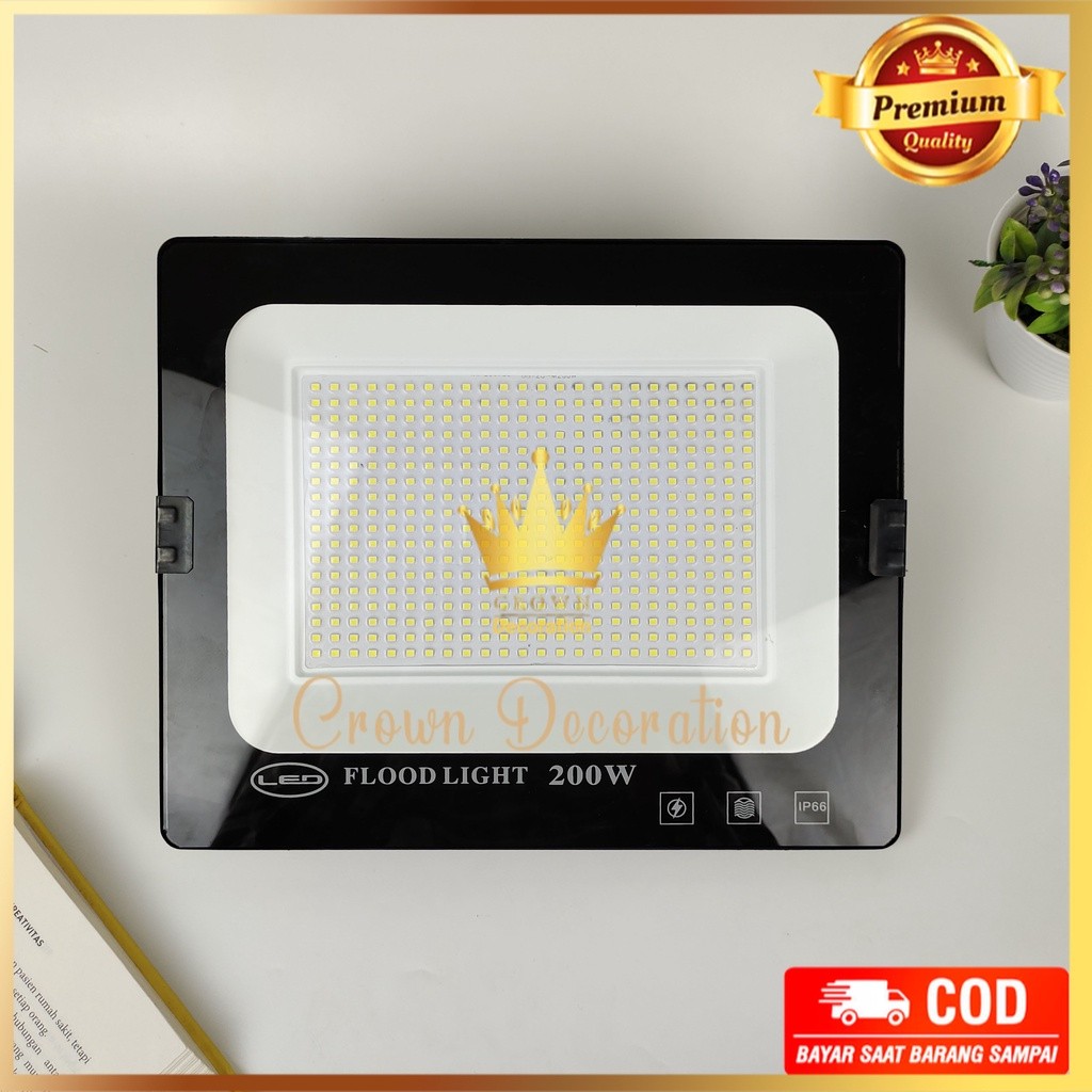 JAKLUIS_SHOP Lampu Tembak 100 Watt 200 Watt LED Sorot FloodLight Lampu Tembok untuk Panggung / Outdo