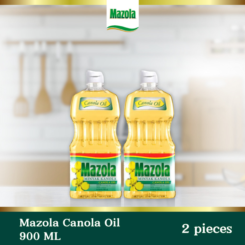 

Mazola Minyak Kanola Nabati Canola Oil 900 Ml - Twin Pack