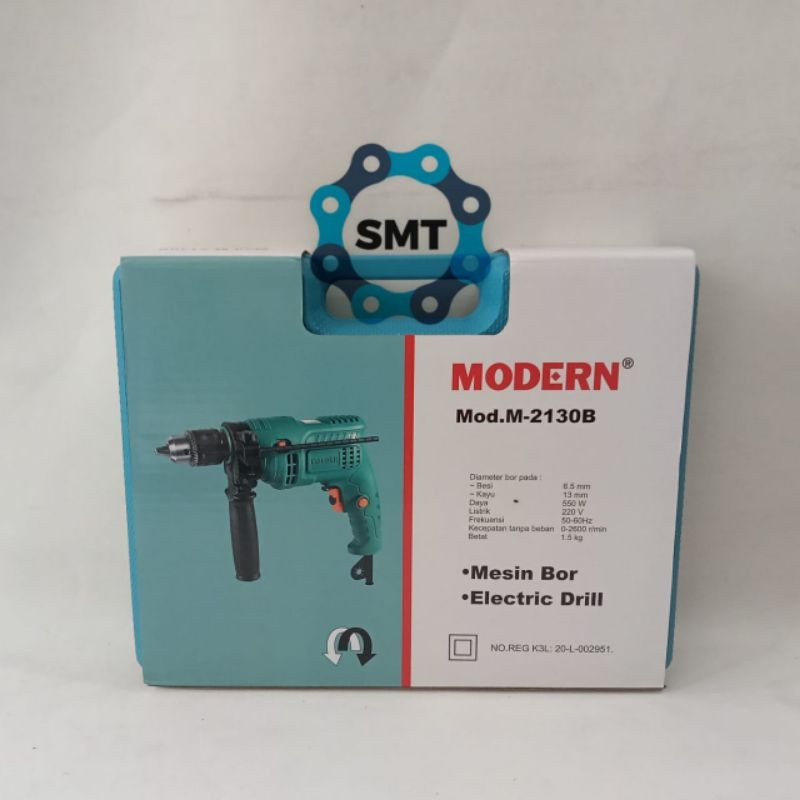 PROMO Mesin Bor Set 13mili Kayu Besi Beton M 2130 M2130 M2130B Modern