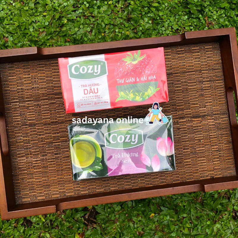 

COZY TEA VIETNAM kemasan box isi 25 tea bags - import Vietnam