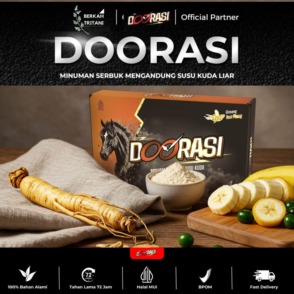

DOORASI Ginseng Susu Kuda Peningkat