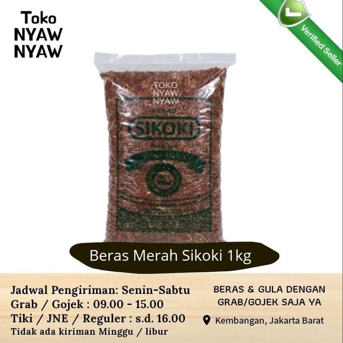 

[TERBARU] Promo Moerah~ Beras Merah Sikoki 1 kg