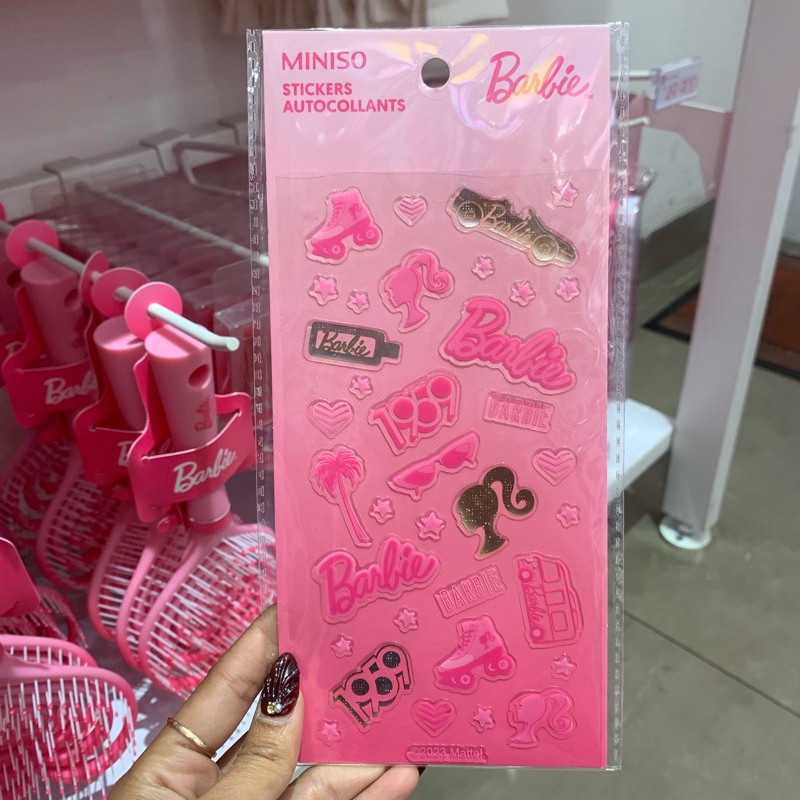 

MINISO Barbie Collection Stickers Mainan Hobi Koleksi Stiker