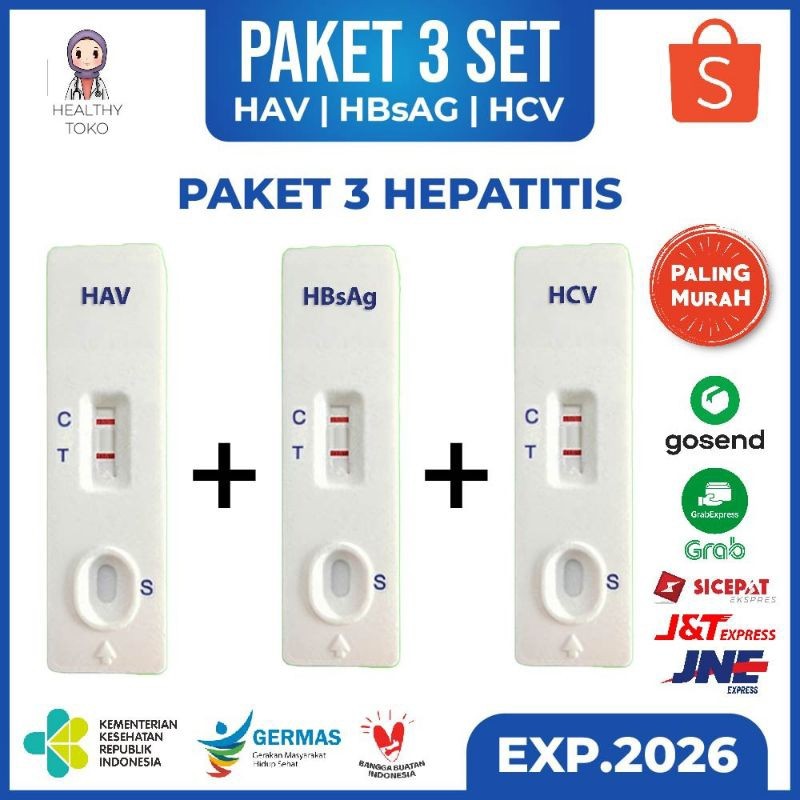 Paket 3 Test Hepatitis A Hepatitis B Hepatitis C IS TOP. Penyakit Menular Berbahaya Ibu Hamil Wajib 