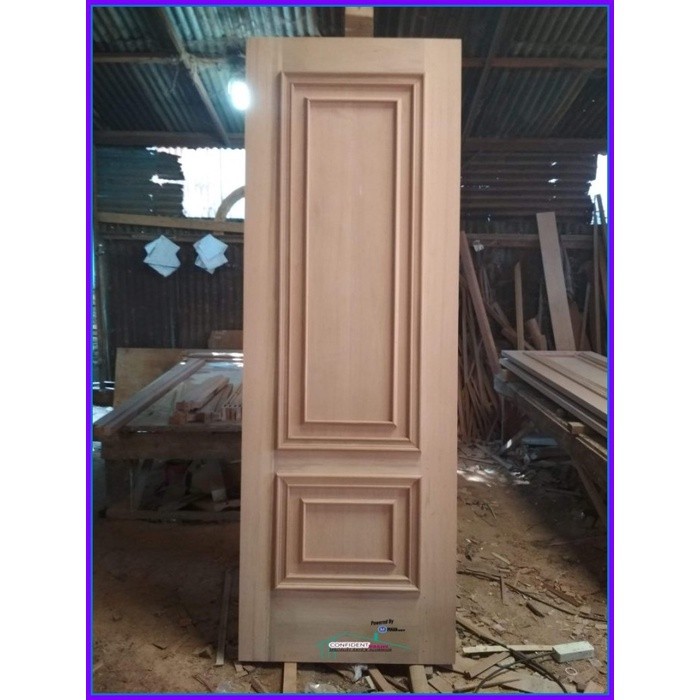 Daun Pintu Kayu Kamper Panel Klasik/Pintu Panel /Pintu Kayu