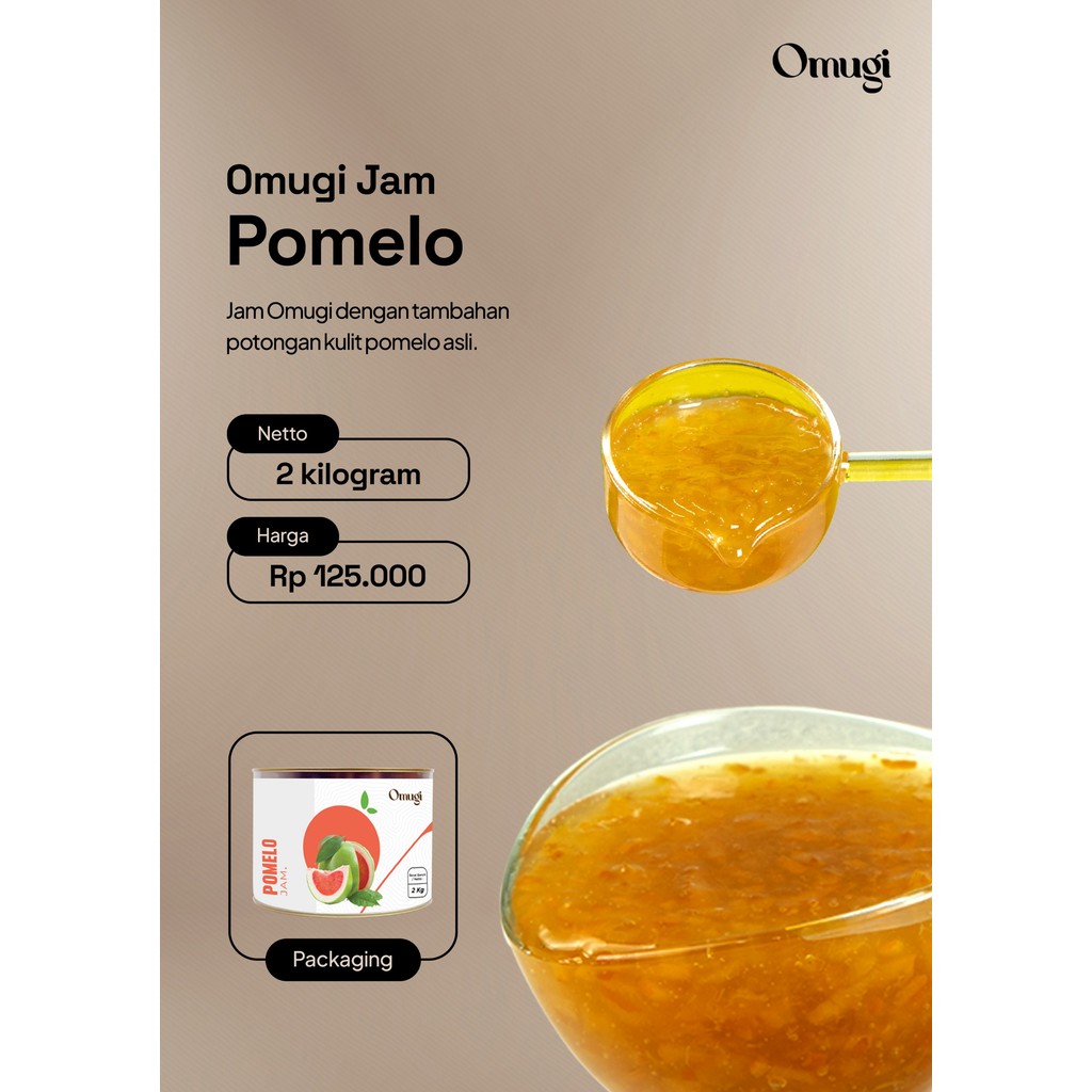 

Omugi Selai Jeruk Pomelo Premium – Selai Alami Buatan Tradisional 2kg Halal Distributor Murah Terbaru