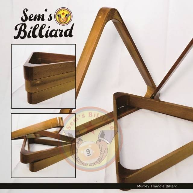 Segitiga kayu meja billiard - meja bilyar - meja biliar