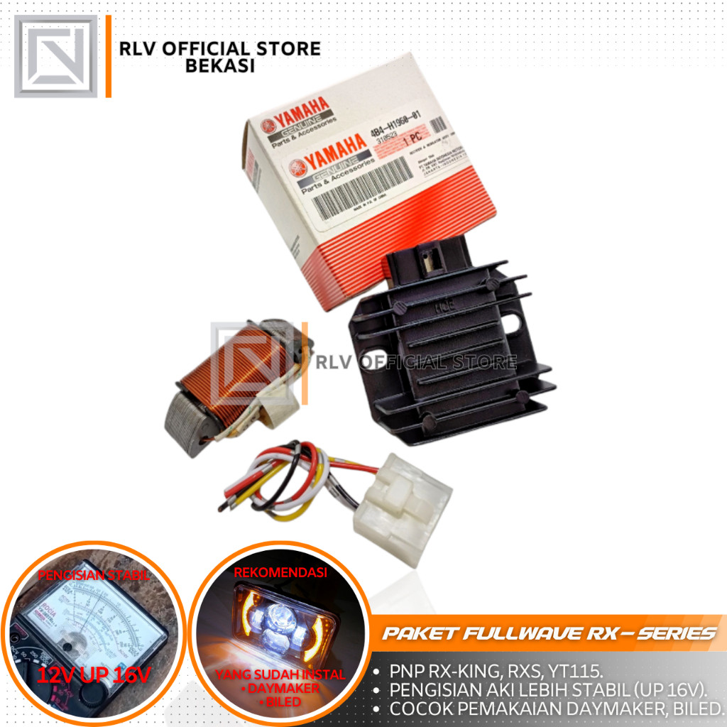 Paket spul pengisian fullwave dc Rx king Rxs RXz DC set kiprok Nmax suport Daymaker satu set spul ki