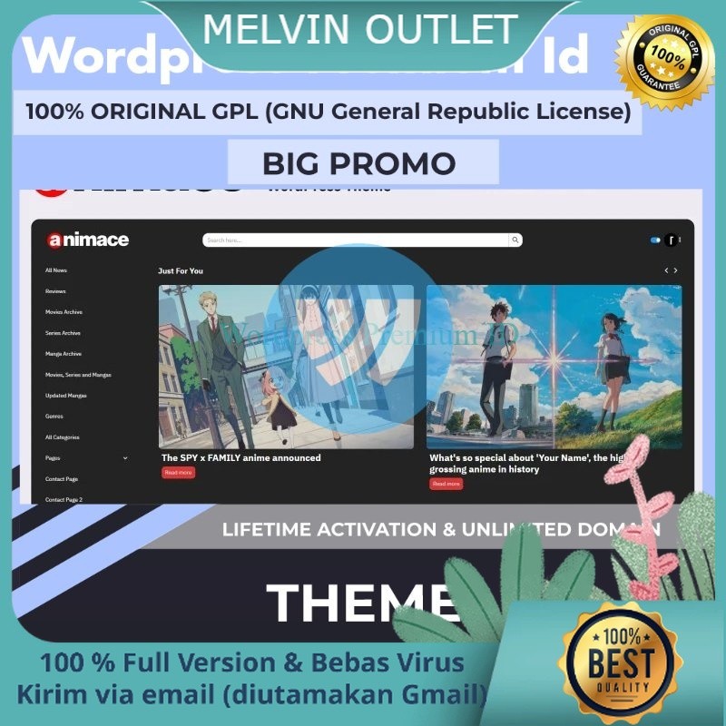 Animace – Anime and Manga WordPress Theme