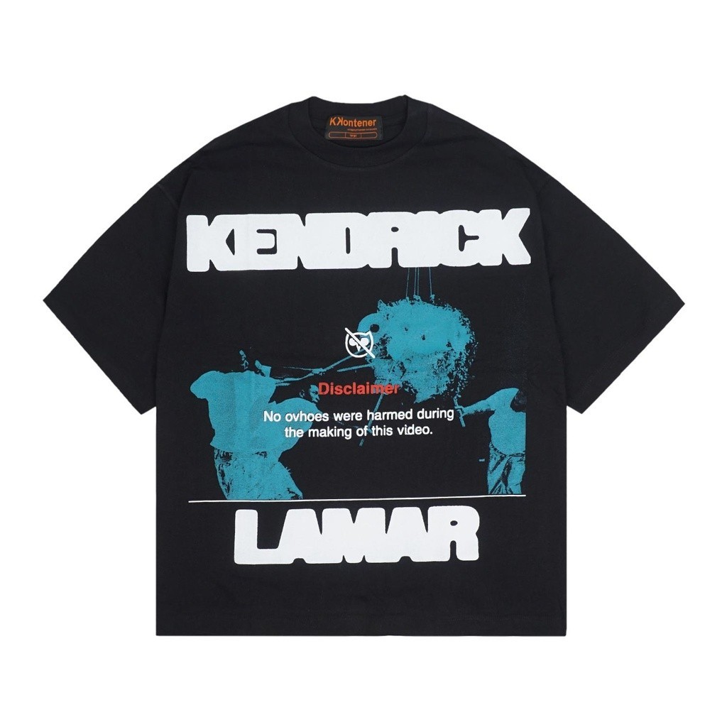 Kendrick Lamar "They Not Like Us" Oversize Tshirt Black Original