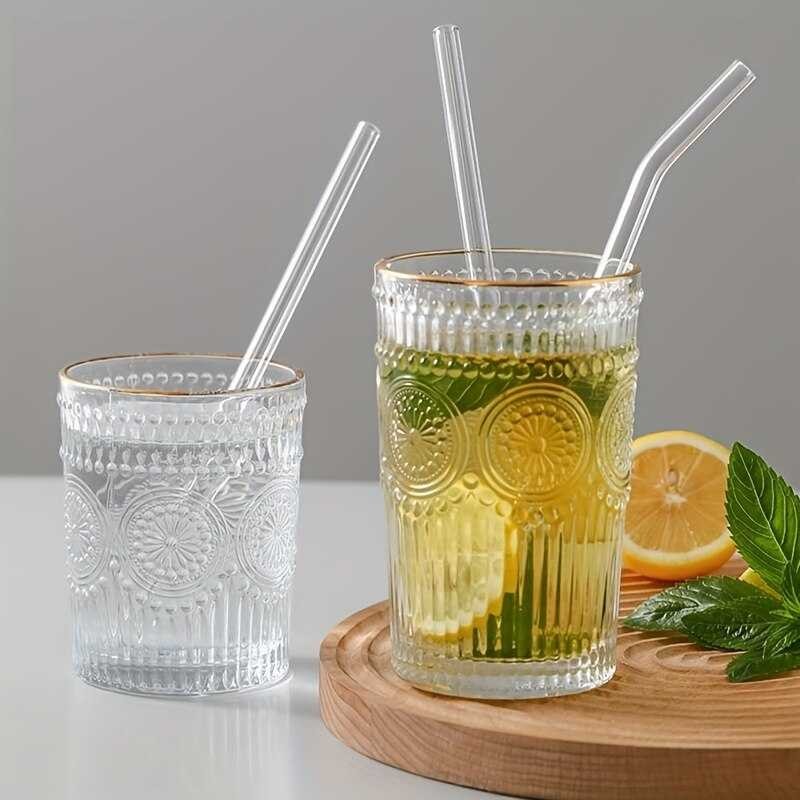 

Strawy Set Sedotan Kaca Tahan Panas Reusable Borosilicate with Brush - ST5