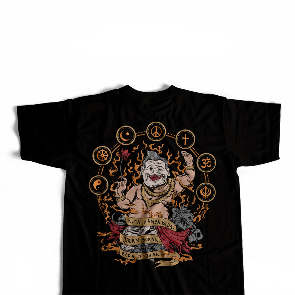 Tetestuang Kaos Pluralisme v11 Kaos Pluralisme Semar - PLU 11 Kaos Katun