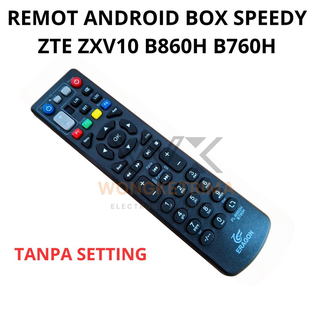 Remote Remote Android TV Box STB Set Top Box Speedy TV ZTE ZXV10 B860H B760H