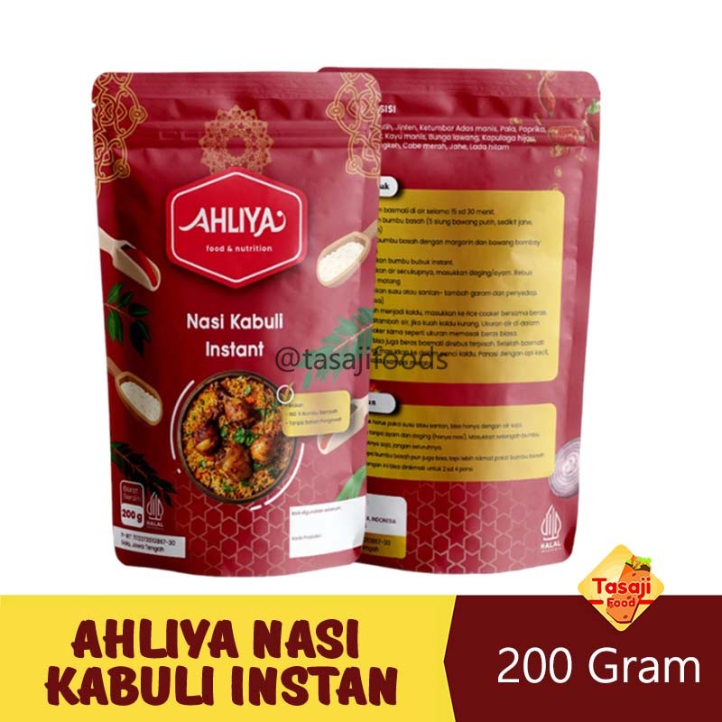 

Ahliya Nasi Kabuli Instan 200 Gram Komplit Kulakan