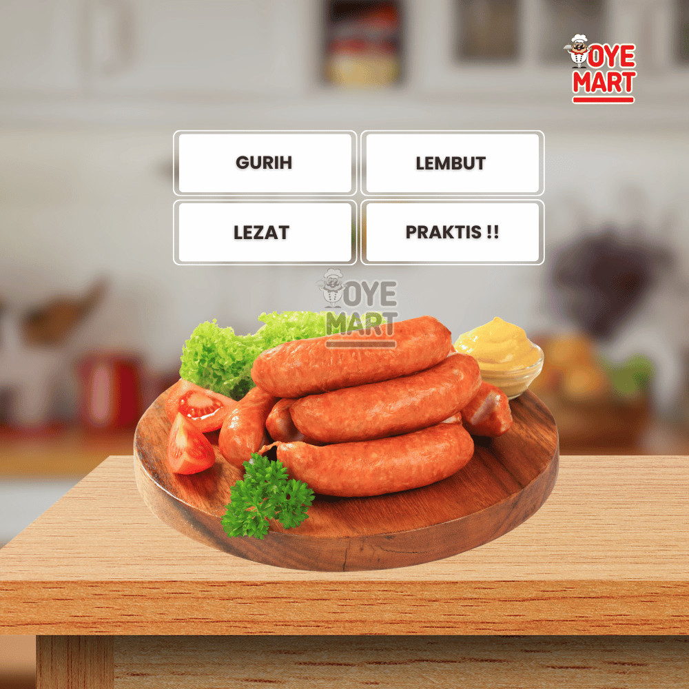 

JUN El Primo Beef Cheese Sausage gr/Sosis Sapi Keju