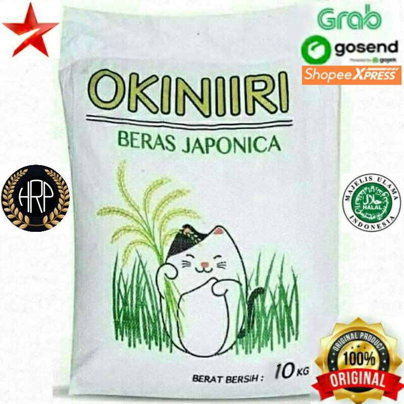 BERAS JEPANG OKINIIRI japonica PREMIUM REPACK 5KG & 10KG EXP 2026/Beras Korea/Beras Sushi/Okiniri