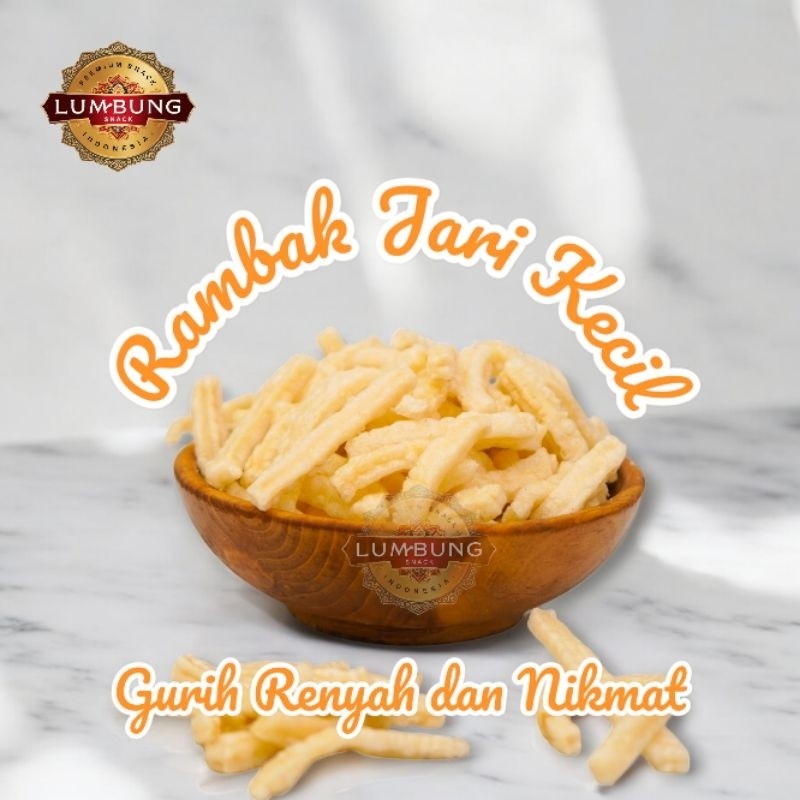 

Camilan Snack Rambak Jari Kecil 250G Renyah dan Gurih