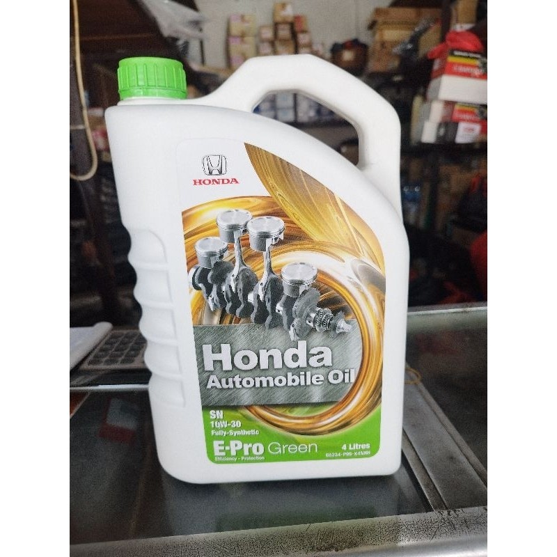 Oli Mesin Mobil Honda Epro E-Pro Green SAE 10W-30 10W 30 Jazz City Mobilio Brio BRV HRV Freed CRV Ci