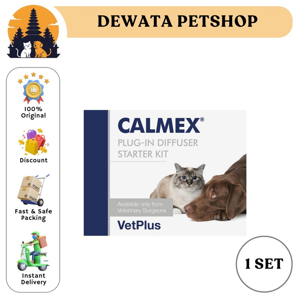 CALMEX Diffuser Kit Penenang Anjing Kucing 40ml VETPLUS