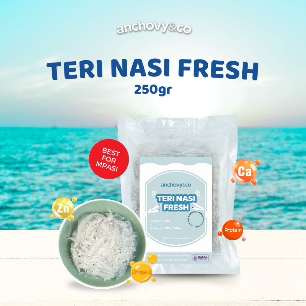 

Teri Nasi Basah MPASI 250gr | Anchovyandco