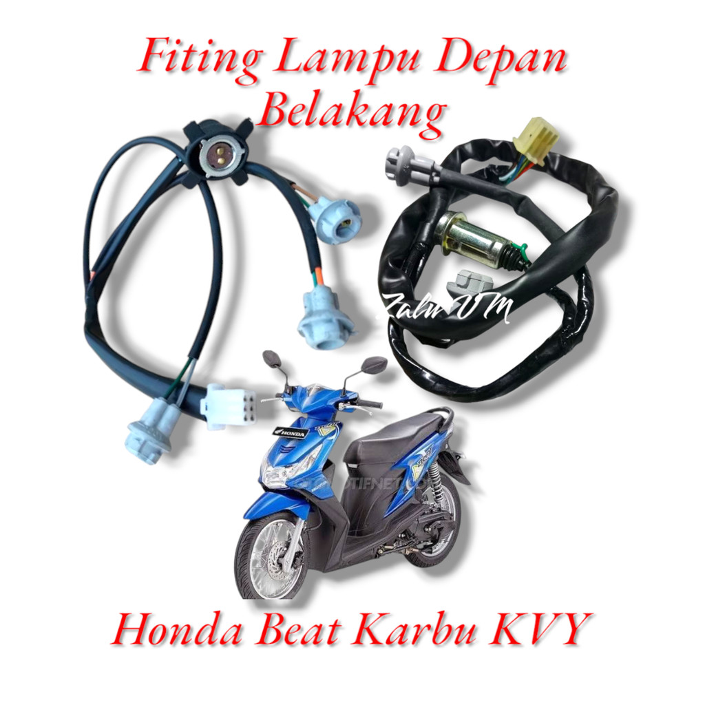KABEL PITING LAMPU HONDA BEAT KARBU KVY PITING LAMOU DEPAN BELAKANG
