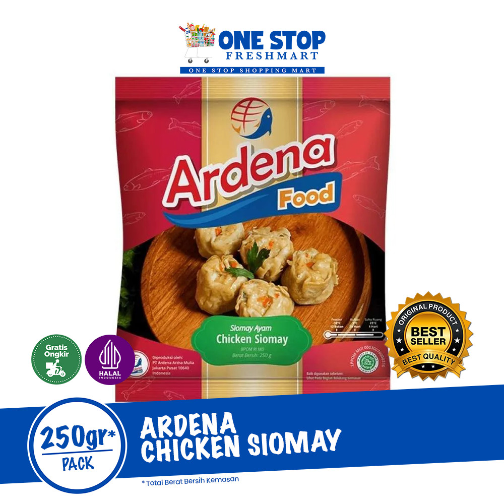 

ARDENA SIOMAY AYAM 250GR / ARDENA SIOMAY UDANG 250GR