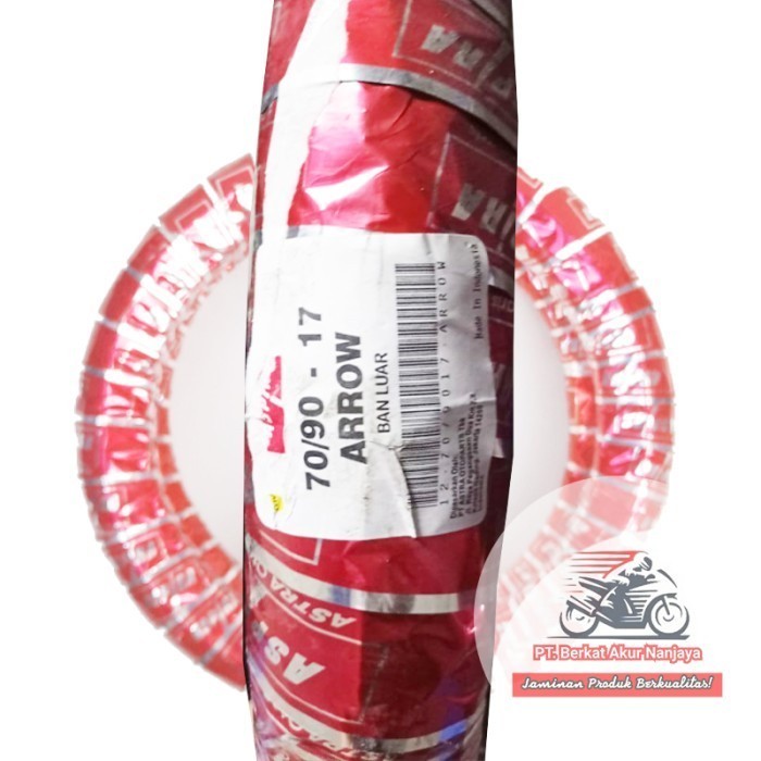 Aspira Arrow 70/90 ring 17 ban luar belakang Tube Type motor supra vega zr satria jupiter