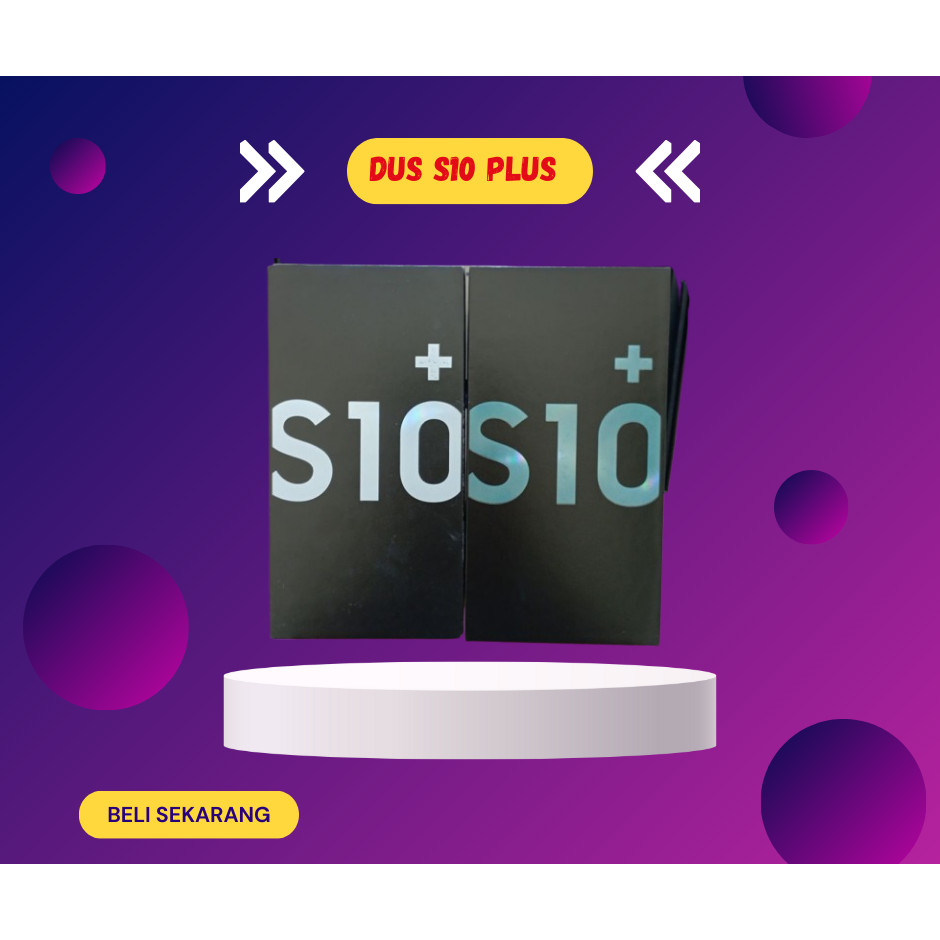 

Dusbook Dus Kotak Samsung S10 Plus (Dus Saja) -Aksesoris HP Now