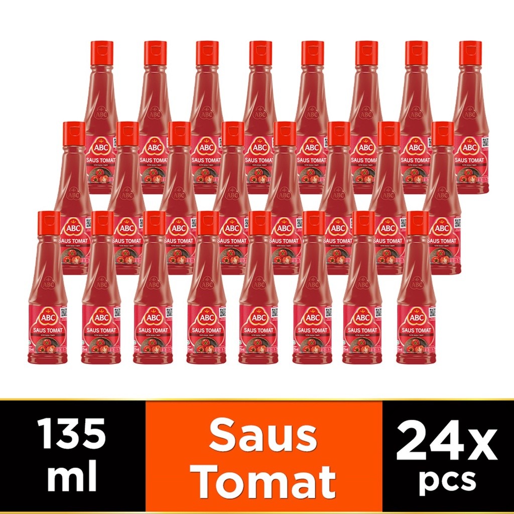 

ABC Saus Tomat 135 ml - Multipack 24 pcs