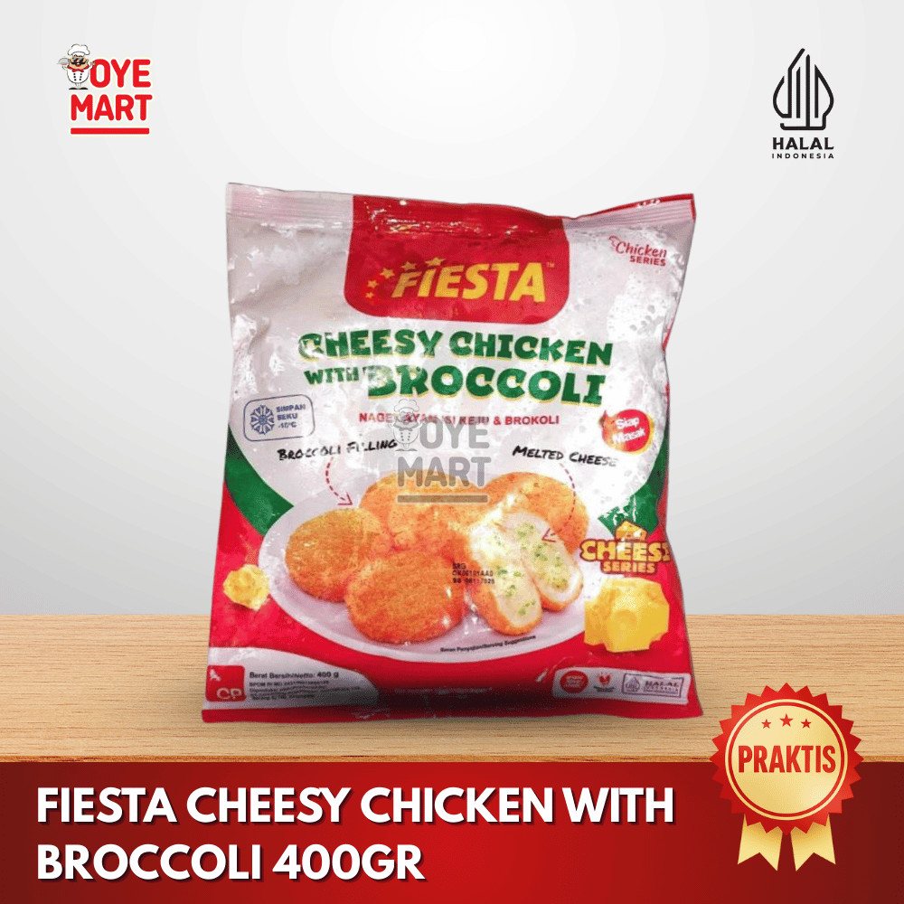 

FIESTA CHEESY CHICKEN WITH BROCCOLI 400GR